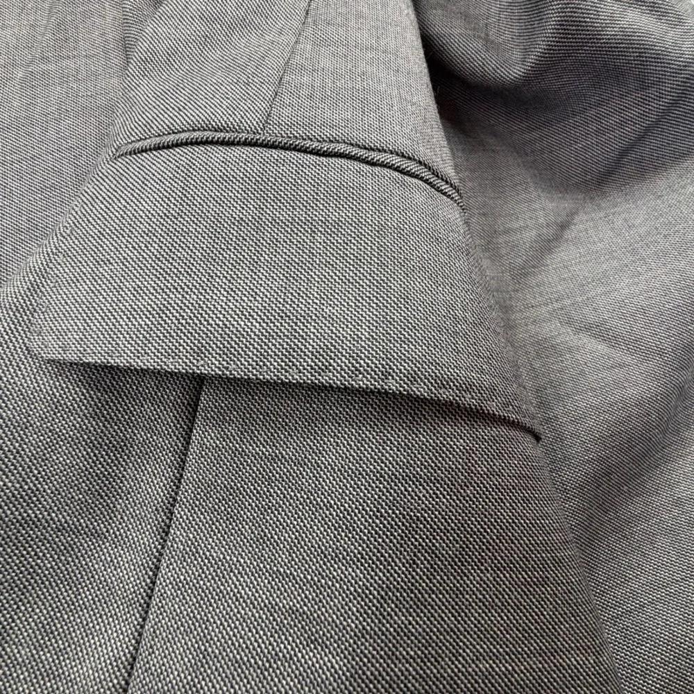 Hugo Boss James4 Sharp6 Gray Wool Suit Jacket Blazer 42L Tailored Two Button